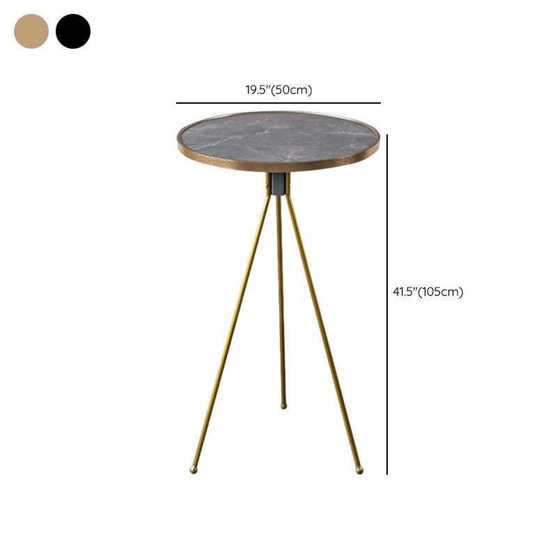 Modern Round Bar Table Artificial Wood Table Metal Base for Balcony Clearhalo 'Bar Furniture' 'Bar Tables' 'bar_tables' 'furn' 'furn_bar_tables' 'Furniture' 'Kitchen & Dining Furniture' 1200x1200_7576cff0-2553-46a8-98ea-73af7a0c60c8