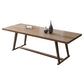 Solid Wood Industrial Rectangular Dining Table Solid Wood Top Table with Trestle Clearhalo ' dining_table' 'Dining Tables & Seating' 'Dining Tables' 'furn' 'furn_dining_table' 'Furniture' 'furniture_dining_table' 'Kitchen & Dining Furniture' 'kitchen&dining_furn' 'kitchen' 'kitchen_dining_table' 1200x1200_757926ae-032a-40cd-855b-09724354d18c