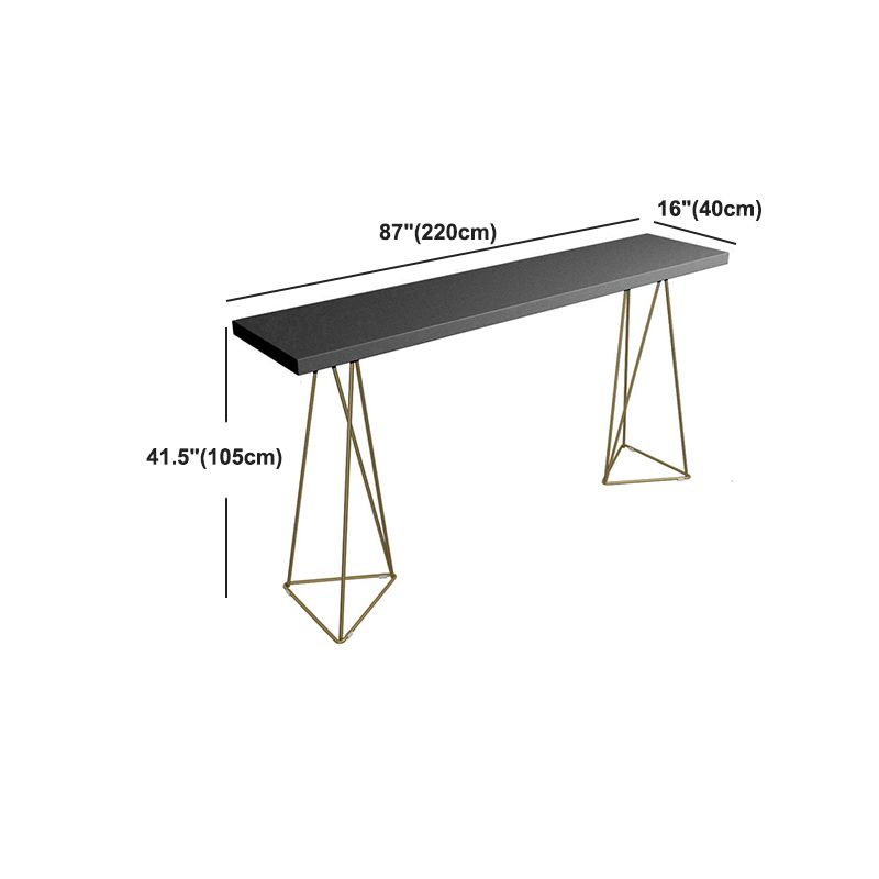 Pine Wood Top Bar Counter Traditional Luxury Rectangle Bar Counter with Sled Base Clearhalo 'Bar Furniture' 'Bar Tables' 'bar_tables' 'furn' 'furn_bar_tables' 'Furniture' 'furniture_bar_tables' 'Kitchen & Dining Furniture' 1200x1200_7579b058-df7f-4bb3-871d-5e38bf2edd6f