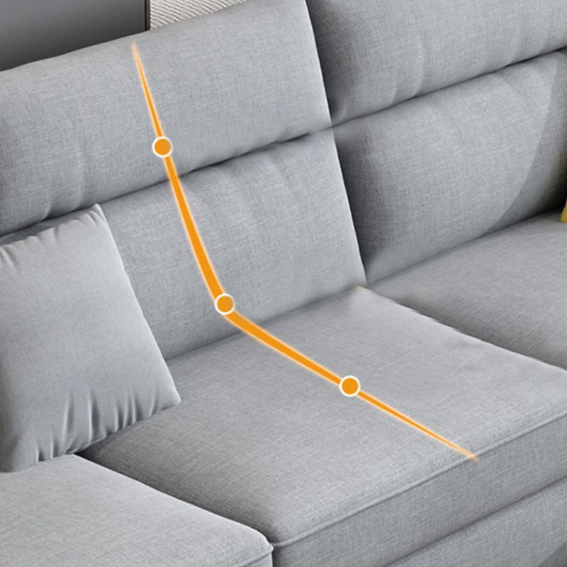 Eigentijdse 4-zits stoffen sectionele sectionele 125.98 "W Pillow Top Arm