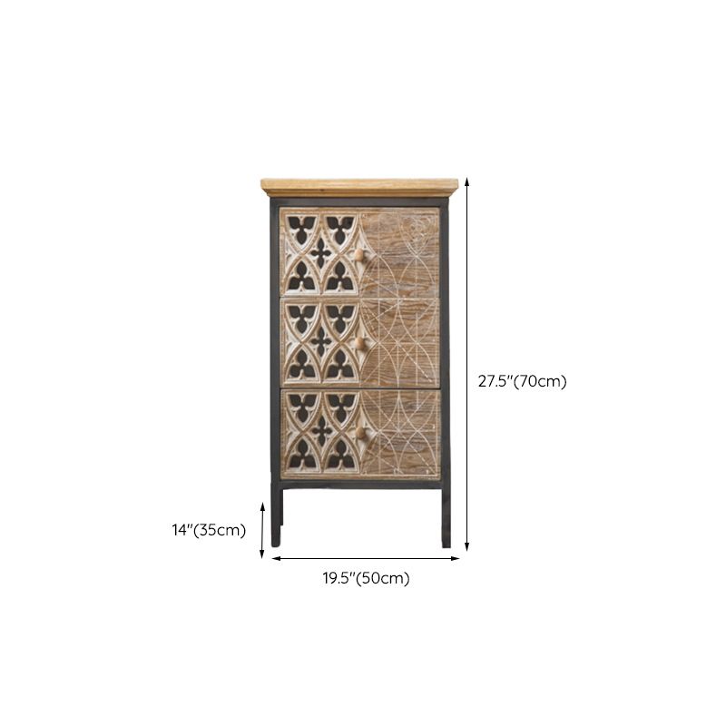 Industrial Rectangle Solid Wood With Doors Cabinet Distressed Wood Accent Cabinet Clearhalo 'Cabinets & Chests' 'cabinets_chests' 'furn' 'furn_cabinets_chests' 'Furniture' 'Living Room Furniture' 1200x1200_757b367e-f5ce-4378-839a-71f5f475d4cf