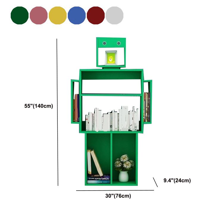 Libreria in legno ingegnerizzato libreria aperta contemporanea 6 ripiani