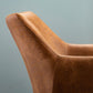 Faux Leather Arm Chair Metal Base Indoor Dining Chair for Dining Room Clearhalo 'Dining Chairs' 'Dining Tables & Seating' 'dining_chair' 'furn' 'furn_dining_chair' 'Furniture' 'Kitchen & Dining Furniture' 1200x1200_757c3109-dc7a-49fc-847b-3a4d3b77fe64