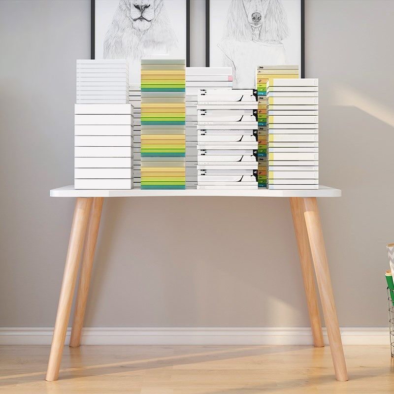 29 "H houten kantoor bureau modern schrijfbureau met 4 poten voor thuiskantoor