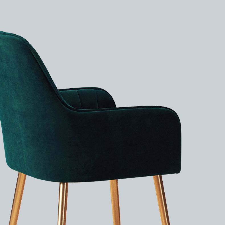 Upholstered Dining Arm Chair Restaurant Dining Armchair with Metal Legs (Set of 2) Clearhalo ' kitchen&dining_furn' 'Dining Chairs' 'Dining Tables & Seating' 'dining_chair' 'furn' 'furn_dining_chair' 'Furniture' 'furniture_dining_chair' 'Kitchen & Dining Furniture' 'kitchen' 1200x1200_757d5f3a-4123-40b0-9445-a9b7ce42c7b0