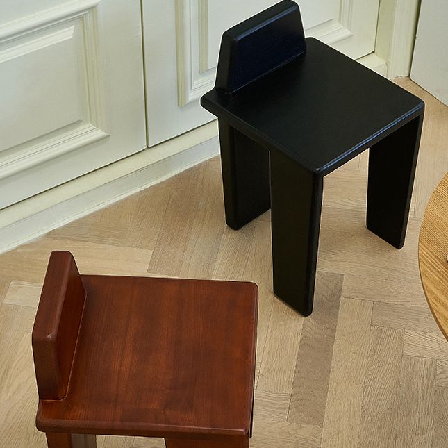 Contemporary Dining Room Solid Wood Parsons Armless Dining Chair Clearhalo 'Dining Chairs' 'Dining Tables & Seating' 'dining_chair' 'furn' 'furn_dining_chair' 'Furniture' 'Kitchen & Dining Furniture' 1200x1200_757d7049-0c6c-485d-b8eb-e4d8941c5bc8