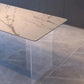 Moderne 1/7 stukken Dinerset Stone Rechthoek eettafel voor keuken