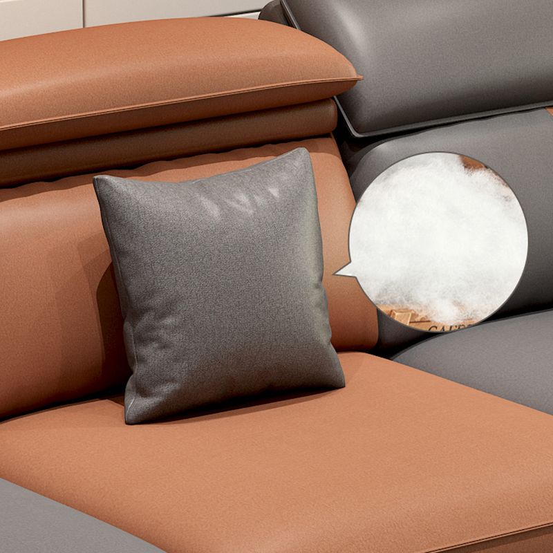 4-Seater L-Shape Storage Cushion Back Sectional Sofa with Chaise Clearhalo 'furn' 'furn_sectionals' 'Furniture' 'furniture_sectionals' 'kitchen' 'kitchen_sectionals' 'Living Room Furniture' 'Sectionals' 1200x1200_757e93fb-03a6-4343-ae7a-1d059694cb7b