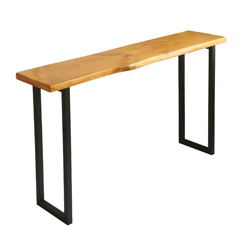 Tavolo da vino con banco in legno massiccio interno tavolo da bar per barra naturale moderna