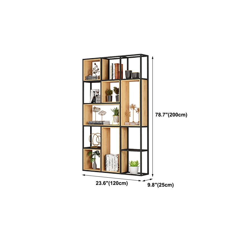 Estantería abierta estantería contemporánea de metal para comedor