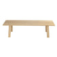 Rectangle Dining Table Solid Wood Dining Table with 4 Legs for Kitchen