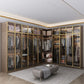 Contemporary Style Wardrobe Natural Colour Wooden Wardrobe Closet