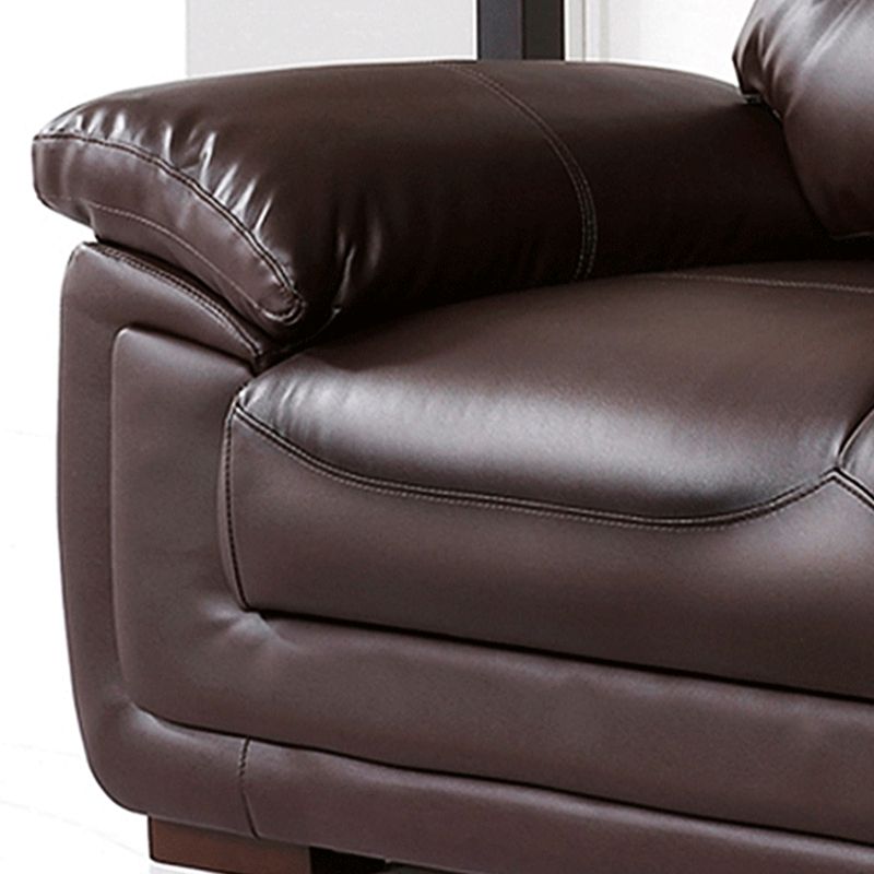 Cuscinetto marrone scuro contemporaneo cuscinetto posteriore cuscino standard braccio top cuscinetto