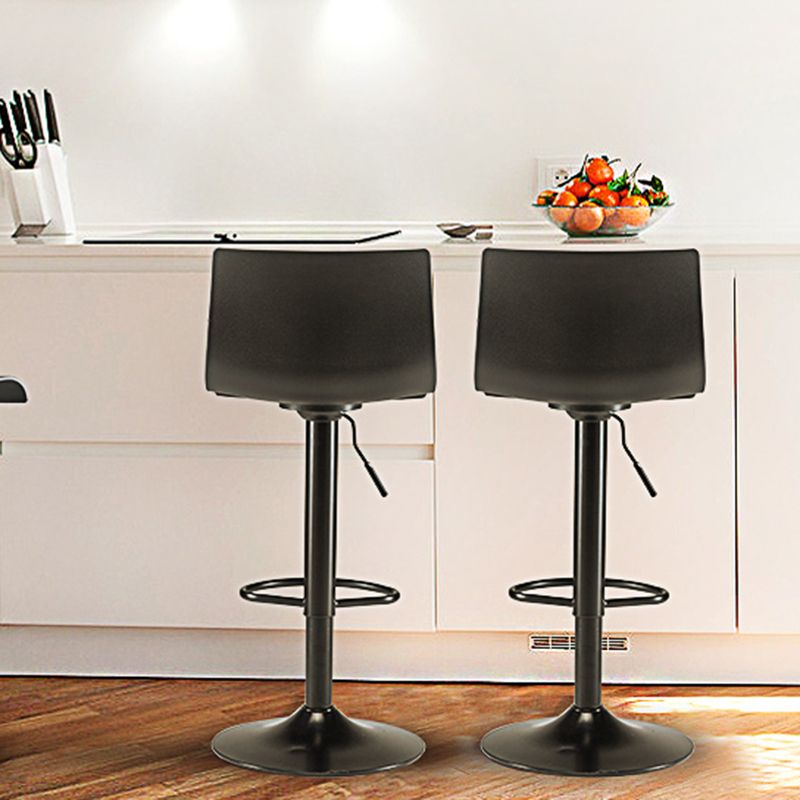 Industrial Style Bar-stool with Adjustable Height Metal Leg for Counter Bar Clearhalo 'Bar Furniture' 'Bar Stools' 'bar_stools' 'furn' 'furn_bar_stools' 'furniture_bar_stools' 'Kitchen & Dining Furniture' 'kitchen&dining_furn' 'kitchen' 'kitchen_furn' Furniture' 1200x1200_75854836-9ad1-44ae-bcdc-5a9a68dc5a2c