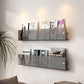 Modern Acrylic Floating Bookshelf 5.9" H Wall Mounted Bookcase Clearhalo 'Bookcases' 'furn' 'furn_bookcases' 'Furniture' 'Office Furniture' 1200x1200_75866a64-e57a-47fa-881d-658f17130288