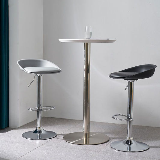 Living Room Counter Stool Armless Bar Stools with Metal Legs