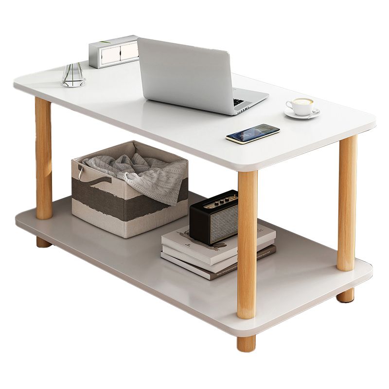 4 Legs Wood Coffee Table Set Bedroom Coffee Table with Storage Clearhalo 'Coffee & Accent Tables' 'Coffee Tables' 'coffee_tables' 'furn' 'furn_coffee_tables' 'Furniture' 'Living Room Furniture' 1200x1200_7586e0c2-c17c-4c59-8981-5af37dfcdd7f