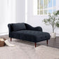Traditional One Armed Chaise Flared Arms with Legs for Living Room Clearhalo 'Chairs & Seating' 'Chaise Lounge' 'chaise_lounge' 'furn' 'furn_chaise_lounge' 'Furniture' 'Living Room Furniture' 1200x1200_7588da7c-991b-49e9-aca3-f846a5d3d24c
