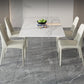 Contemporary Style Dining Table Rectangle Table for Home Kitchen
