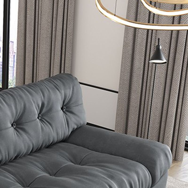 34.65" H Genuine Leather Armless Sofa with Tufted Back Down Fill Cushions Sofa Clearhalo 'furn' 'furn_sofas' 'Furniture' 'furniture_sofas' 'Living Room Furniture' 'Sofa' 'sofas' 1200x1200_758d0d47-f2f8-4a83-ba36-d38dd8d0c3aa