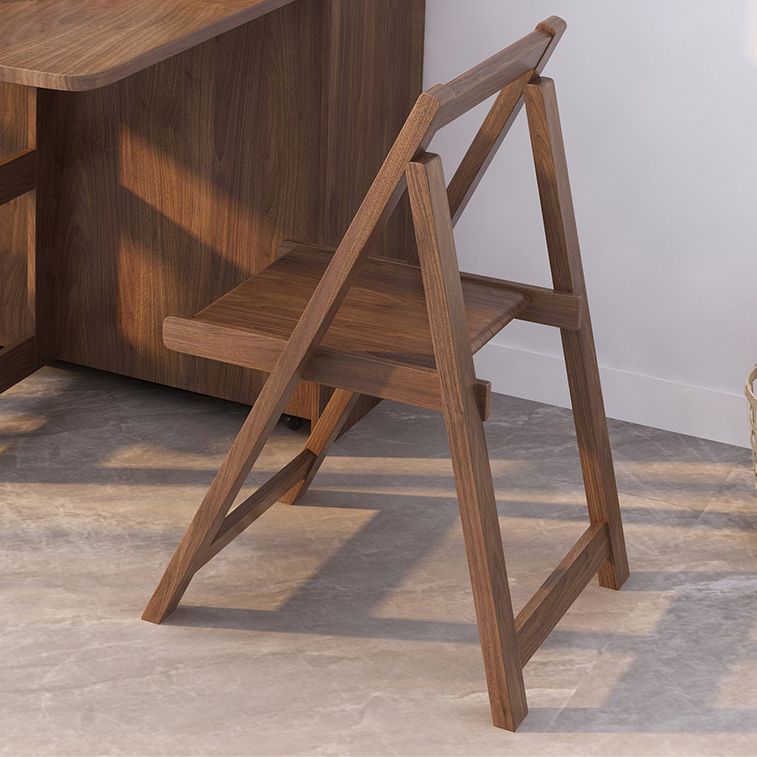 Moderne rechthoekige massief houten eettafel met lade, 68,9" x 31,5" x 29,5"