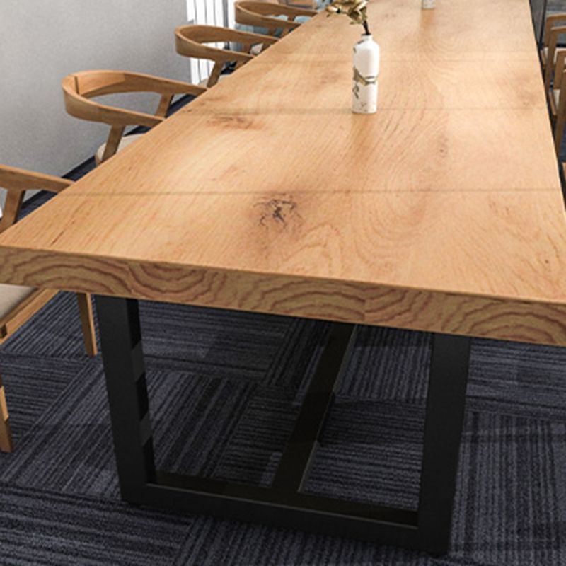 Solid Wood Home Meeting Desk Industrial Rectangle Office Fixed Table Clearhalo 'furn' 'furn_office_desk' 'Furniture' 'furniture_office_desk' 'Office Desks' 'Office Furniture' 'office_desk' 1200x1200_758e3b58-05ca-44b3-b571-2003b236cd06