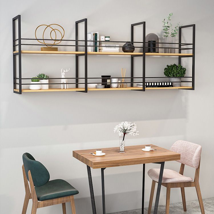 11.81"W Bookshelf Industrial Style Wall Mounted Bookcase for Home Office Clearhalo 'Bookcases' 'furn' 'furn_bookcases' 'Furniture' 'furniture_bookcases' 'kitchen' 'kitchen_bookcases' 'Living Room Furniture' 'Office Furniture' 1200x1200_758e3d86-805f-4c75-91b6-e50d050007aa