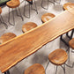Pine Wood Bar Table Brown Industrial Bar Dining Table with Sled Base Clearhalo 'Bar Furniture' 'Bar Tables' 'bar_tables' 'furn' 'furn_bar_tables' 'Furniture' 'furniture_bar_tables' 'Kitchen & Dining Furniture' 1200x1200_758e4eba-024d-4541-ae14-e1a5fa224f04