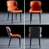 Contemporary Style Metal Dining Chairs Wingback Arm Chairs for Kitchen Clearhalo ' kitchen&dining_furn' 'Dining Chairs' 'Dining Tables & Seating' 'dining_chair' 'furn' 'furn_dining_chair' 'Furniture' 'furniture_dining_chair' 'Kitchen & Dining Furniture' 'kitchen' 1200x1200_758f4920-e0a9-4859-8b41-aeedb1bf4d95