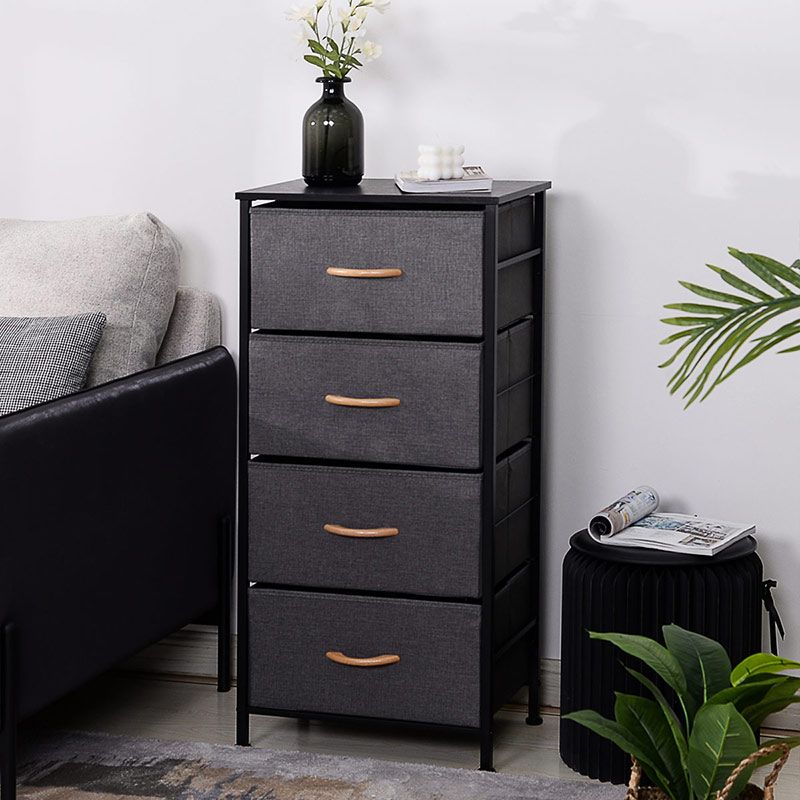 Contemporary Chest Fabric Bins Dresser with Drawers for Home/Office Clearhalo 'Bedroom Furniture' 'Dressers & Chests' 'dressers_chests' 'furn' 'furn_dressers_chests' 'Furniture' 1200x1200_759051e5-4e06-4f04-9b6a-0a0cf213a0dd