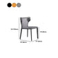 Faux Leather Armless Dining Chairs Modern Wingback Side Chair Clearhalo 'Dining Chairs' 'Dining Tables & Seating' 'dining_chair' 'furn' 'furn_dining_chair' 'Furniture' 'Kitchen & Dining Furniture' 1200x1200_75915625-afbd-4c98-a7f7-09e1cad5c965