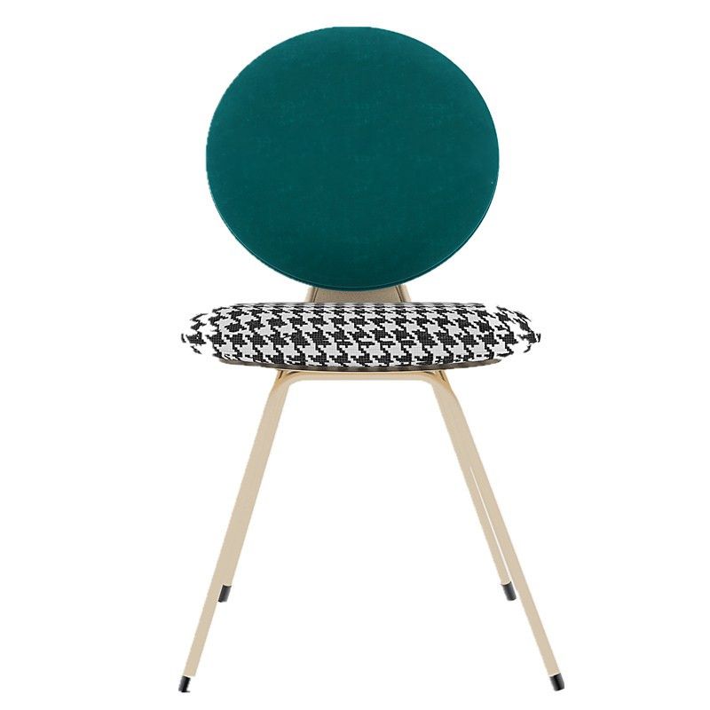 Nordic Style Metal Dining Room Chairs Open Back Side Armless Chair for Home Use Clearhalo ' kitchen&dining_furn' 'Dining Chairs' 'Dining Tables & Seating' 'dining_chair' 'furn' 'furn_dining_chair' 'Furniture' 'furniture_dining_chair' 'Kitchen & Dining Furniture' 'kitchen' 1200x1200_75917dac-7299-4013-a67e-14df99b4ed42