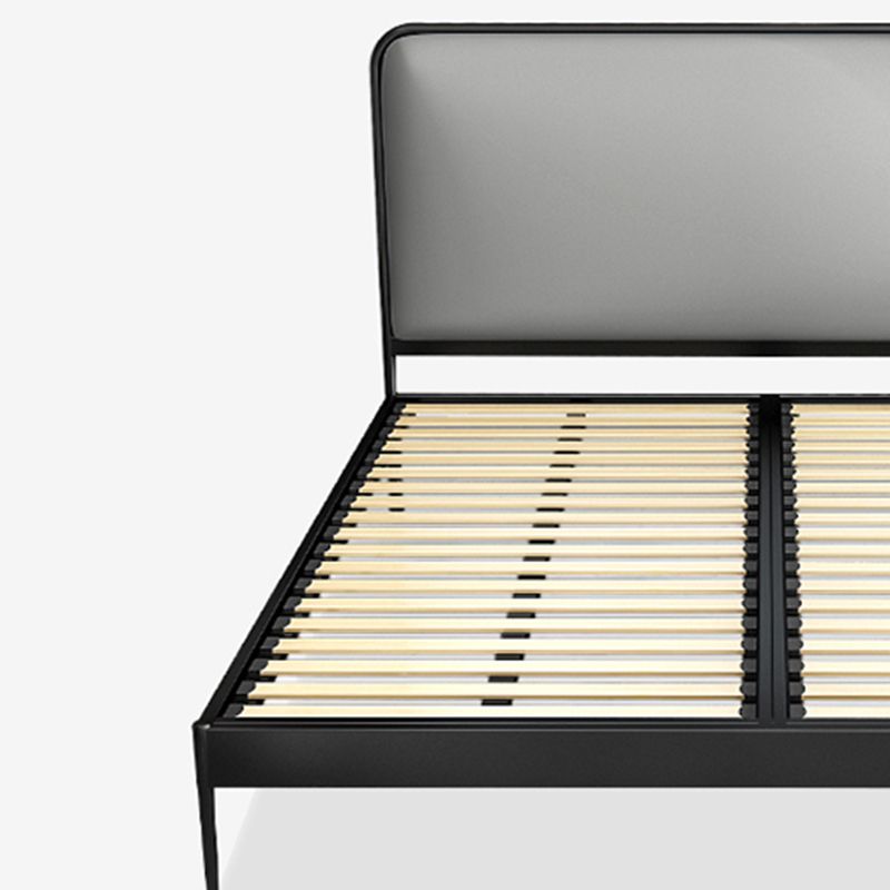 Metal Low Profile Bed Frame 43.31-inch H Wire-Grid Bed with Headboard Clearhalo 'Bedroom Furniture' 'Beds' 'furn' 'furn_beds' 'Furniture' 1200x1200_7591a9d0-29b7-4c39-80c6-0b6963f70940