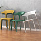 Nordic Armrest Stackable Chair with Acrylic Legs for Dining Room