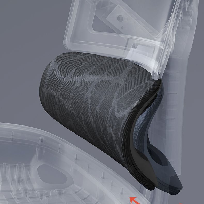 Modern Fixed Arms Desk stoel Hoogte-aan te passen Taakstoel voor kantoor