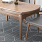 Modern Brown Dining Table Round Solid Wood Dining Table with 4 Legs for Home Clearhalo ' dining_table' 'Dining Tables & Seating' 'Dining Tables' 'furn' 'furn_dining_table' 'Furniture' 'furniture_dining_table' 'Kitchen & Dining Furniture' 'kitchen&dining_furn' 'kitchen' 'kitchen_dining_table' 1200x1200_759530a7-d370-4227-af23-ca9c418f7cea
