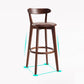 Scandinavian Matte Finish Solid Wood Bar Stool Dessert Shop Footrest Stool Clearhalo 'Bar Furniture' 'Bar Stools' 'bar_stools' 'furn' 'furn_bar_stools' 'Furniture' 'furniture_bar_stools' 'Kitchen & Dining Furniture' 1200x1200_759537d9-6e3e-4aa9-86c3-d552c46e8452