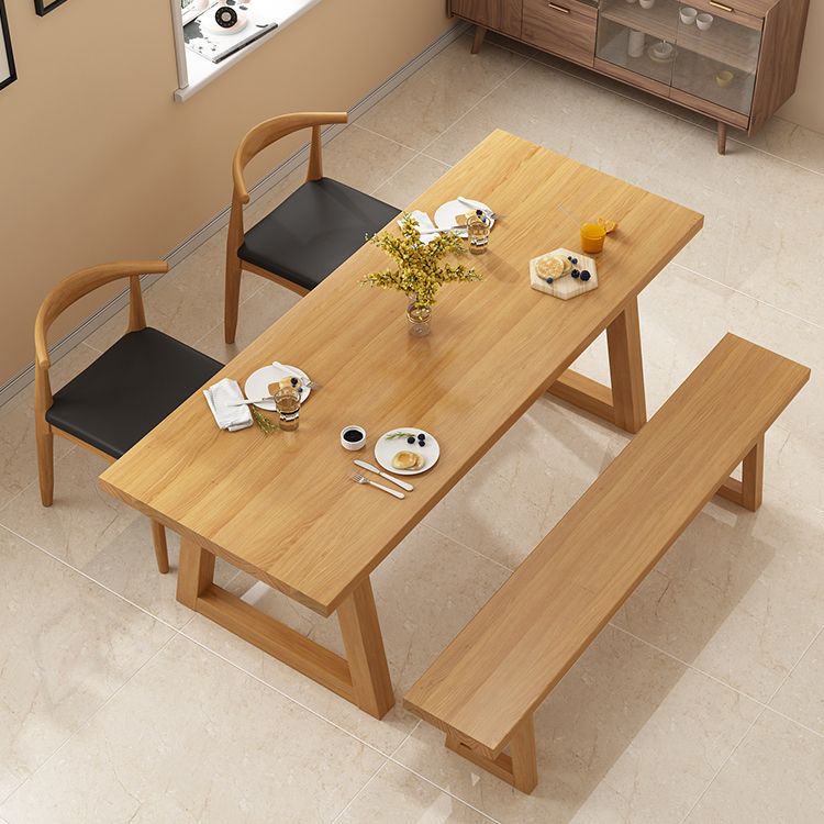 Modern Wood Dining Set 1/2/4/5 Pieces Indoor Dining Furniture for Kitchen Clearhalo 'Dining Room Sets' 'Dining Tables & Seating' 'dining_room_set' 'furn' 'furn_dining_room_set' 'Furniture' 'Kitchen & Dining Furniture' 1200x1200_759545a2-db67-412f-9eb3-03f570f5f081