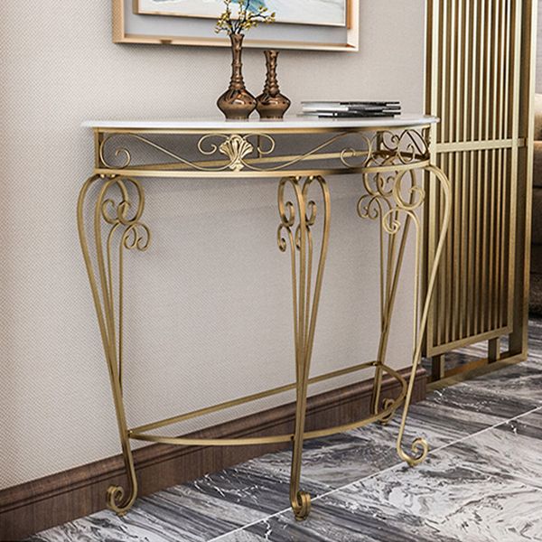 Tavolo di divano console in marmo moderno per la sala per la sala