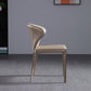 Upholstered Armless Dining Chairs Modern Faux Leather Side Chair