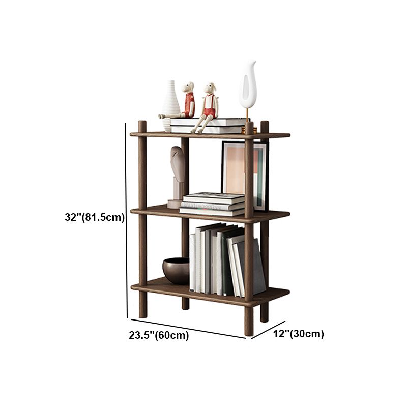 Rubber Wood Etagere Bookshelf Contemporary Open Bookshelf for Home Clearhalo 'Bookcases' 'furn' 'furn_bookcases' 'Furniture' 'furniture_bookcases' 'kitchen' 'kitchen_bookcases' 'Living Room Furniture' 'Office Furniture' 1200x1200_7596c199-5395-4cbe-b78a-e70a106400cc