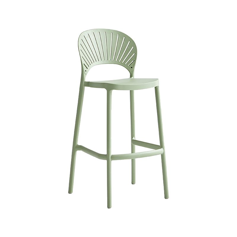 29.53" Plastic Scandinavian Kitchen Dining Room Armless Stool Low Back Bar Stool Clearhalo 'Bar Furniture' 'Bar Stools' 'bar_stools' 'furniture_bar_stools' 'Kitchen & Dining Furniture' 'kitchen&dining_furn' 'kitchen' 'kitchen_furn' Furniture' 1200x1200_759faabd-8a89-43d7-a9ae-3201c333ce13