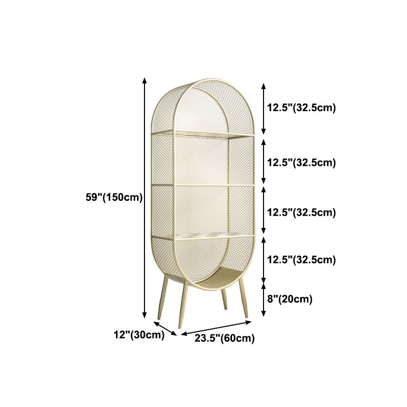 Glam Style Bookshelf Closed Back Bookcase for Home Office and Study Room Clearhalo 'Bookcases' 'furn' 'furn_bookcases' 'Furniture' 'furniture_bookcases' 'kitchen' 'kitchen_bookcases' 'Living Room Furniture' 'Office Furniture' 1200x1200_759ff069-e52e-42a8-9106-8e4d6acd8937
