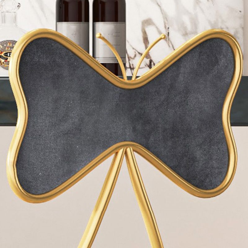 Scandinavian Design Upholstered Bar Stools with Fabric Round Stools with Footrest Clearhalo 'Bar Furniture' 'Bar Stools' 'bar_stools' 'furn' 'furn_bar_stools' 'Furniture' 'furniture_bar_stools' 'Kitchen & Dining Furniture' 1200x1200_75a0682b-800a-4da4-9d97-67a308a72b79