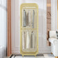Bedroom Metal Wardrobe Cabinet Industrial Storage Cabinet with Garment Rod