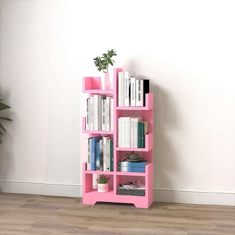 Scandinavian Manufactured Wood Geometric Bookshelf Vertical Open Bookshelf Clearhalo 'Bookcases' 'Furniture' 'furniture_bookcases' 'kitchen' 'kitchen_bookcases' 'Living Room Furniture' 'Office Furniture' 1200x1200_75a3af86-8cc2-4489-95f4-dc6f0d18a5ac
