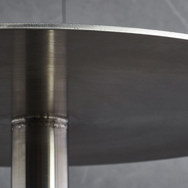 Metal Industrial Dining Table Stainless Steel Table for Kitchen and Dining Room Clearhalo ' dining_table' 'Dining Tables & Seating' 'Dining Tables' 'furn' 'furn_dining_table' 'Furniture' 'furniture_dining_table' 'Kitchen & Dining Furniture' 'kitchen&dining_furn' 'kitchen' 'kitchen_dining_table' 1200x1200_75a4e32c-81d9-4817-85c7-da2492057b76
