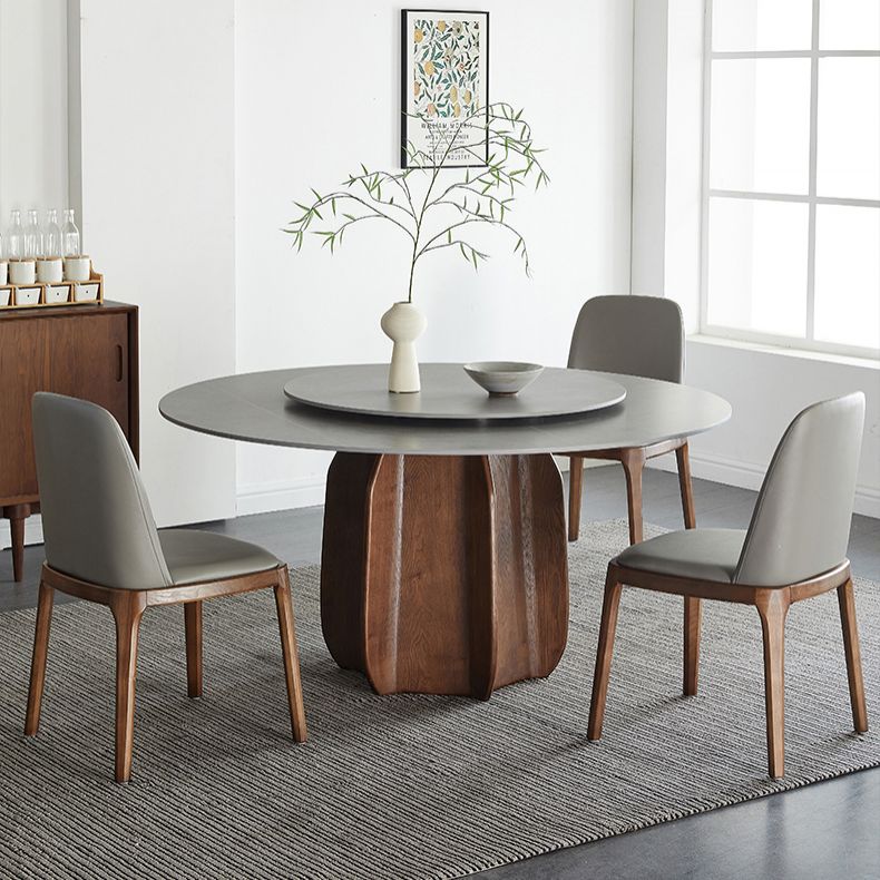 Modern Dining Table Round Sintered Stone Table for Restaurant Clearhalo 'Dining Tables & Seating' 'Dining Tables' 'dining_table' 'furn' 'furn_dining_table' 'Furniture' 'furniture_dining_table' 'Kitchen & Dining Furniture' 'kitchen' 'kitchen_dining_table' 1200x1200_75a5939f-bc6d-4617-ba75-82bd0245f069