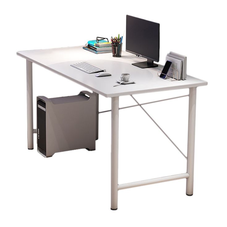 Contemporary Engineered Wood Desk H-Shape Base Desk for Home Office Clearhalo 'furn' 'furn_office_desk' 'Furniture' 'Office Desks' 'Office Furniture' 'office_desk' 1200x1200_75a81c5a-2ebe-4222-8e64-882fec0e5311