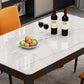 Modern Black in Glass Counter Table Rectangle Dining Table for Kitchen Clearhalo 'Dining Tables & Seating' 'Dining Tables' 'dining_table' 'furn' 'furn_dining_table' 'Furniture' 'Kitchen & Dining Furniture' 1200x1200_75a96100-2b75-4e84-a82b-bd155388cca0